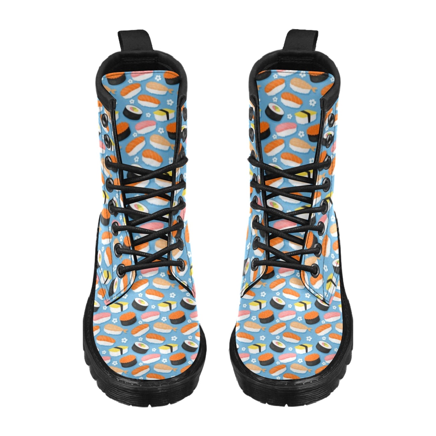 Sushi Print Design LKS304 Women's Boots