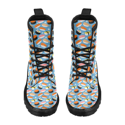 Sushi Print Design LKS304 Women's Boots