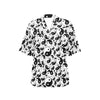 Yin Yang Print Design LKS302 Women's Hawaiian Shirt