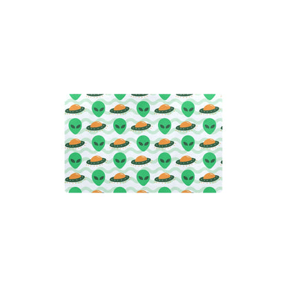 Alien UFO Pattern Print Design 04 Kitchen Mat