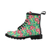 Red Hibiscus Pattern Print Design HB019 Women's Boots