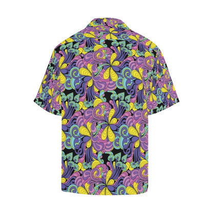 Trippy Print Design LKS305 Men's Hawaiian Shirt