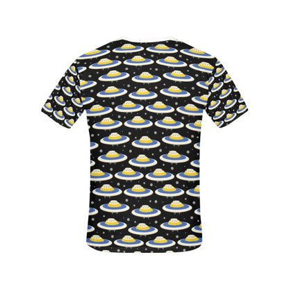 UFO Print Design LKS303 Women's  T-shirt