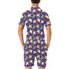 Sea Turtle Color Smile Men's Romper