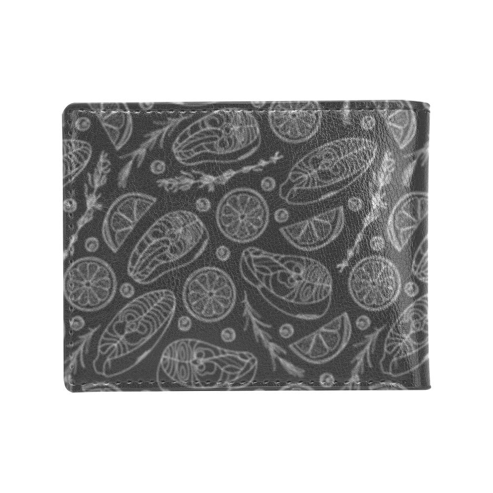 Steak Print Design LKS301 Men's ID Card Wallet