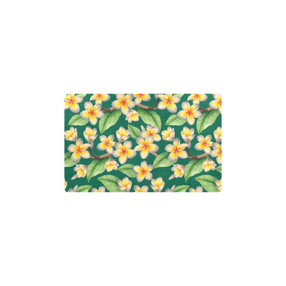 Plumeria Pattern Print Design PM07 Kitchen Mat