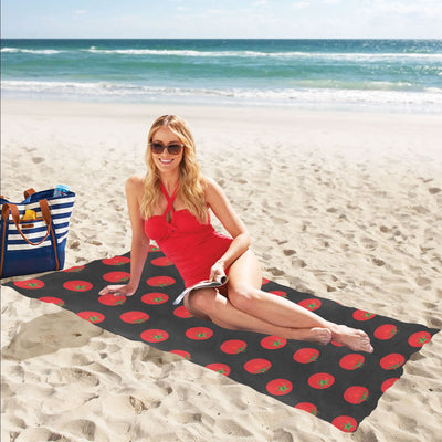 Tomato Print Design LKS305 Beach Towel 32" x 71"