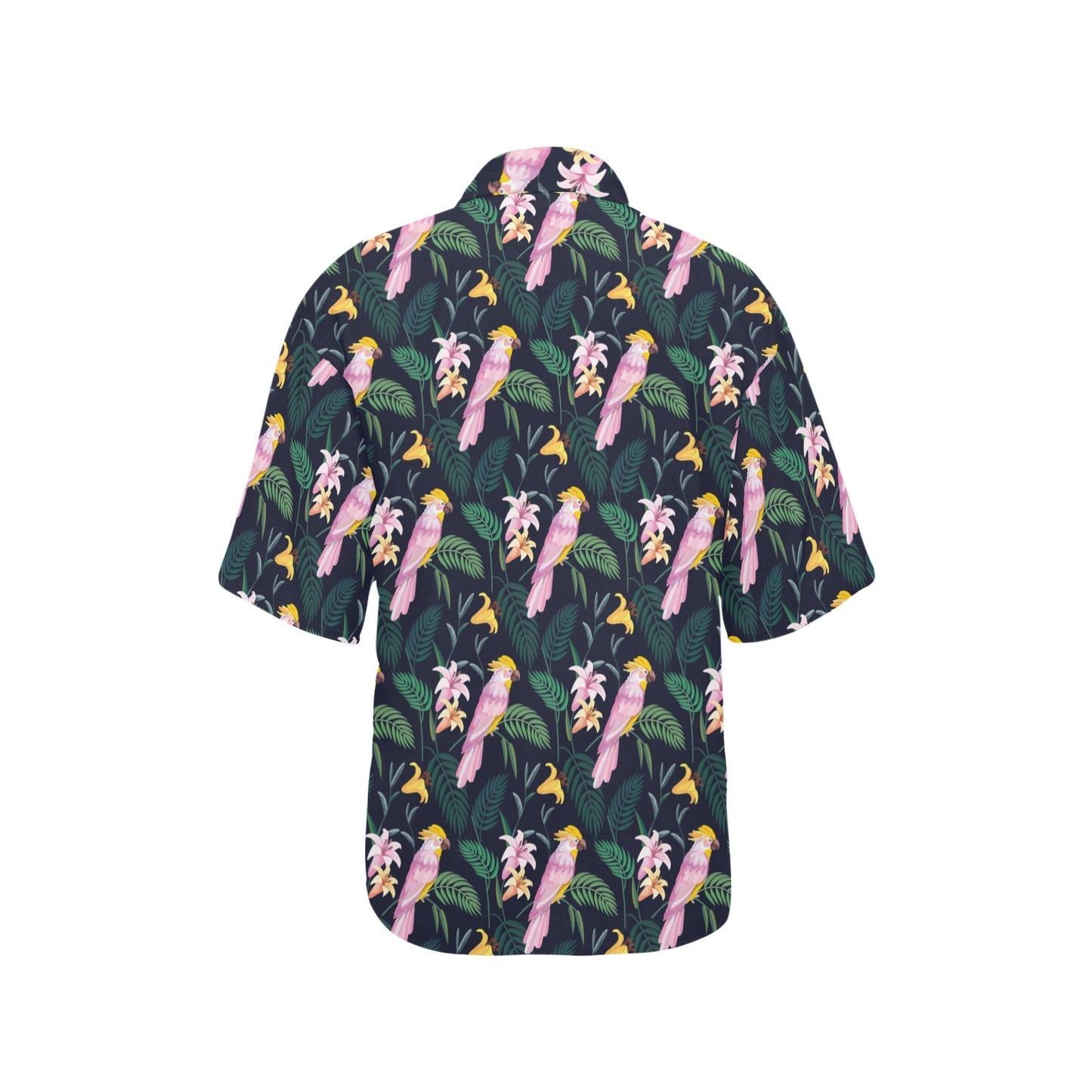 Cockatoo Pattern Print Design 03 Women's Hawaiian Shirt