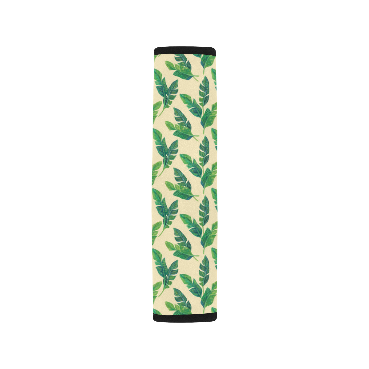 Banana Leaf Pattern Print Design 01 Car Seat Belt Cover