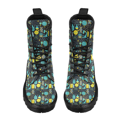 Science Print Design LKS301 Women's Boots