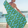 Zucchini Print Design LKS301 Beach Towel 32" x 71"