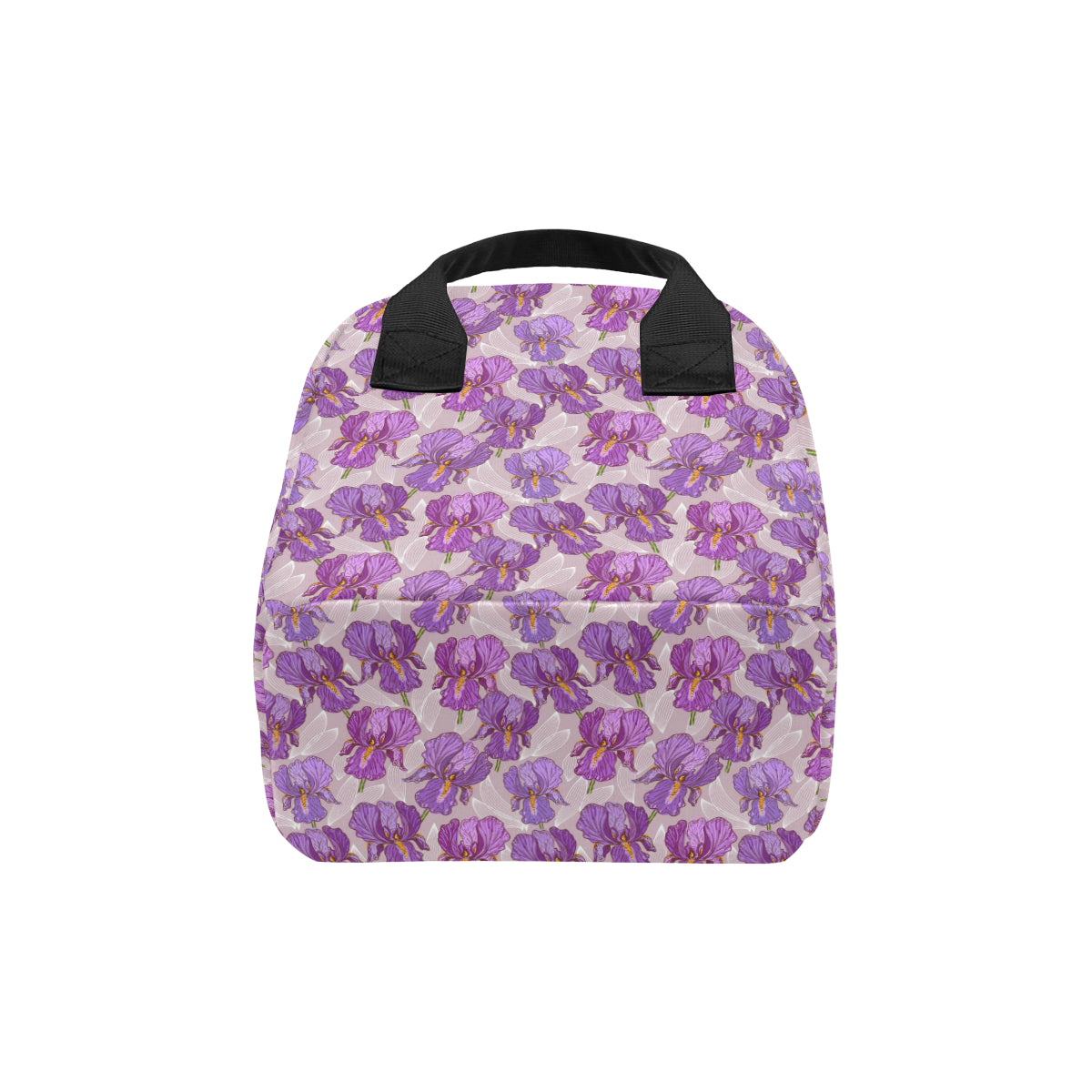 Iris Pattern Print Design IR05 Insulated Lunch Bag
