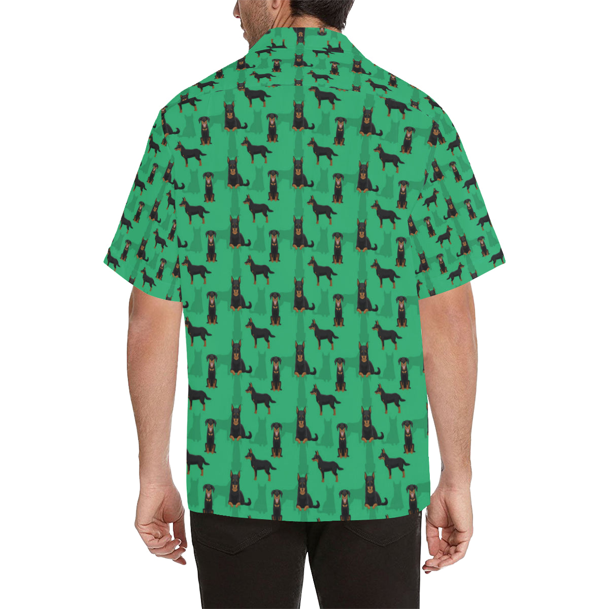 Beauceron Pattern Print Design 01 Men's Hawaiian Shirt