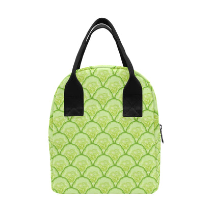 Cucumber Pattern Print Design CC04 Insulated Lunch Bag