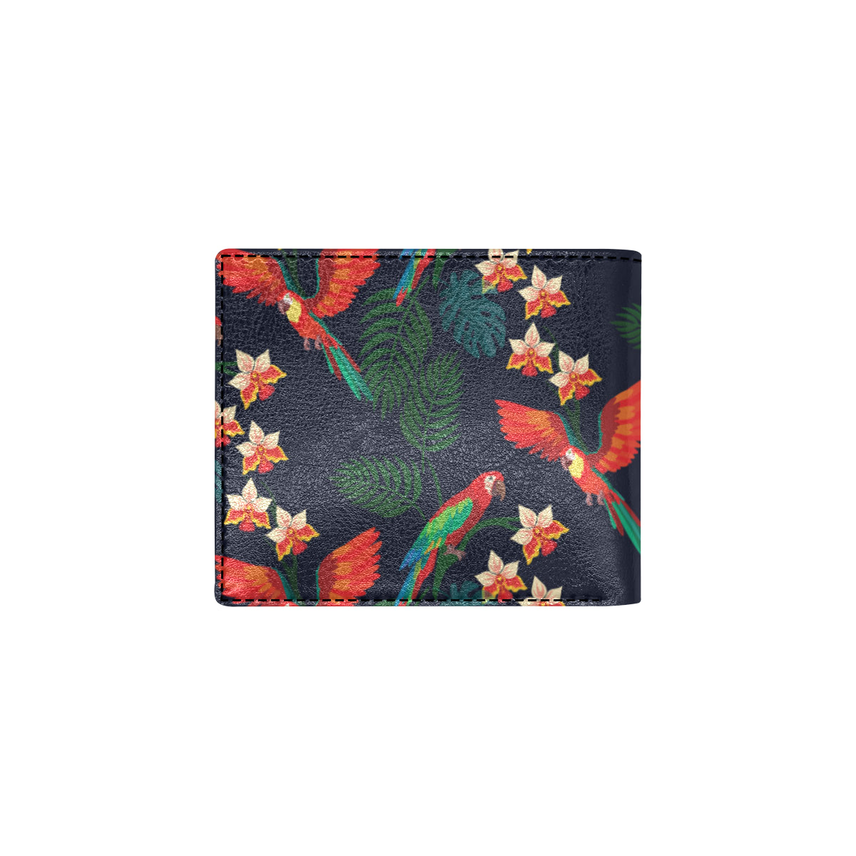 Macaw Pattern Print Design 02 Men's ID Card Wallet