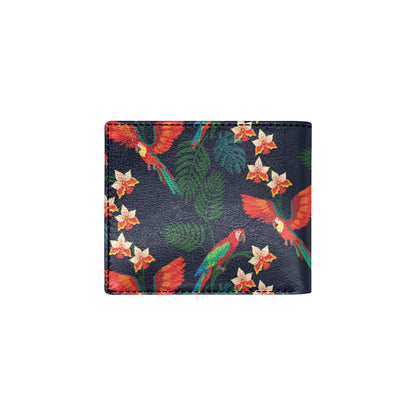 Macaw Pattern Print Design 02 Men's ID Card Wallet