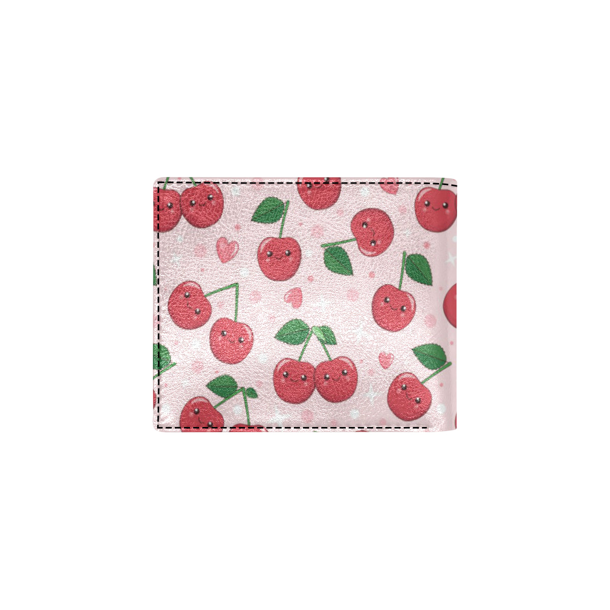 Cherry Pattern Print Design CH02 Men's ID Card Wallet