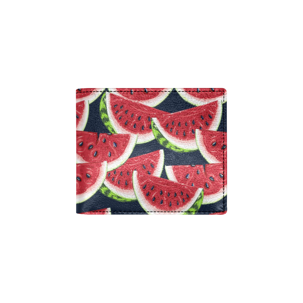 Watermelon Pattern Print Design WM011 Men's ID Card Wallet