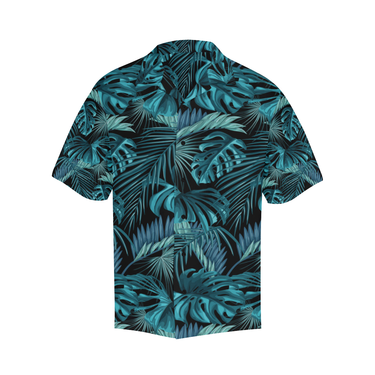 Palm Leaf Pattern Print Design A03 Men's Hawaiian Shirt