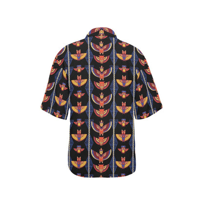 Totem Print Design LKS301 Women's Hawaiian Shirt