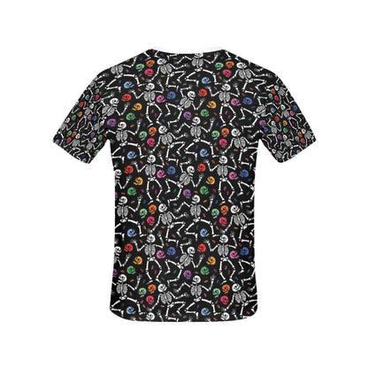 Skeleton Print Design LKS307 Women's  T-shirt