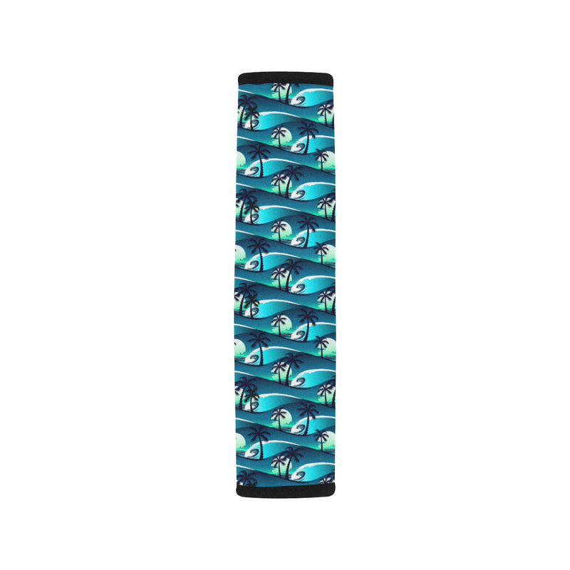 Beach Wave Design Print Car Seat Belt Cover