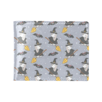 Witch Print Design LKS307 Men's ID Card Wallet