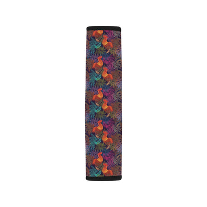 Rooster Print Style Car Seat Belt Cover