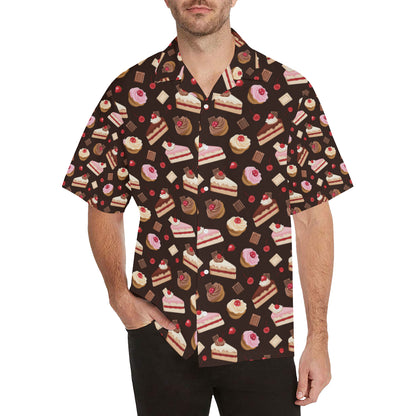 Cake Pattern Print Design 04 Men's Hawaiian Shirt