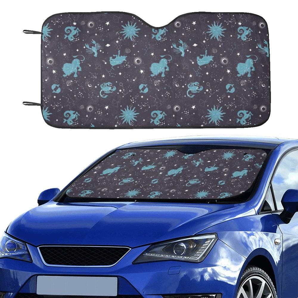 Zodiac Print Design LKS303 Car front Windshield Sun Shade
