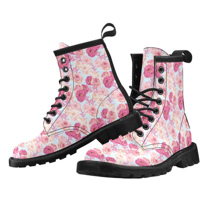 Lisianthus Pattern Print Design LT05 Women's Boots
