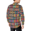 Mandala Style Design Print Men's Long Sleeve Shirt