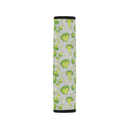 Broccoli Pattern Print Design 03 Car Seat Belt Cover