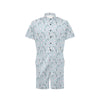 Sakura Bird Print Design LKS304 Men's Romper