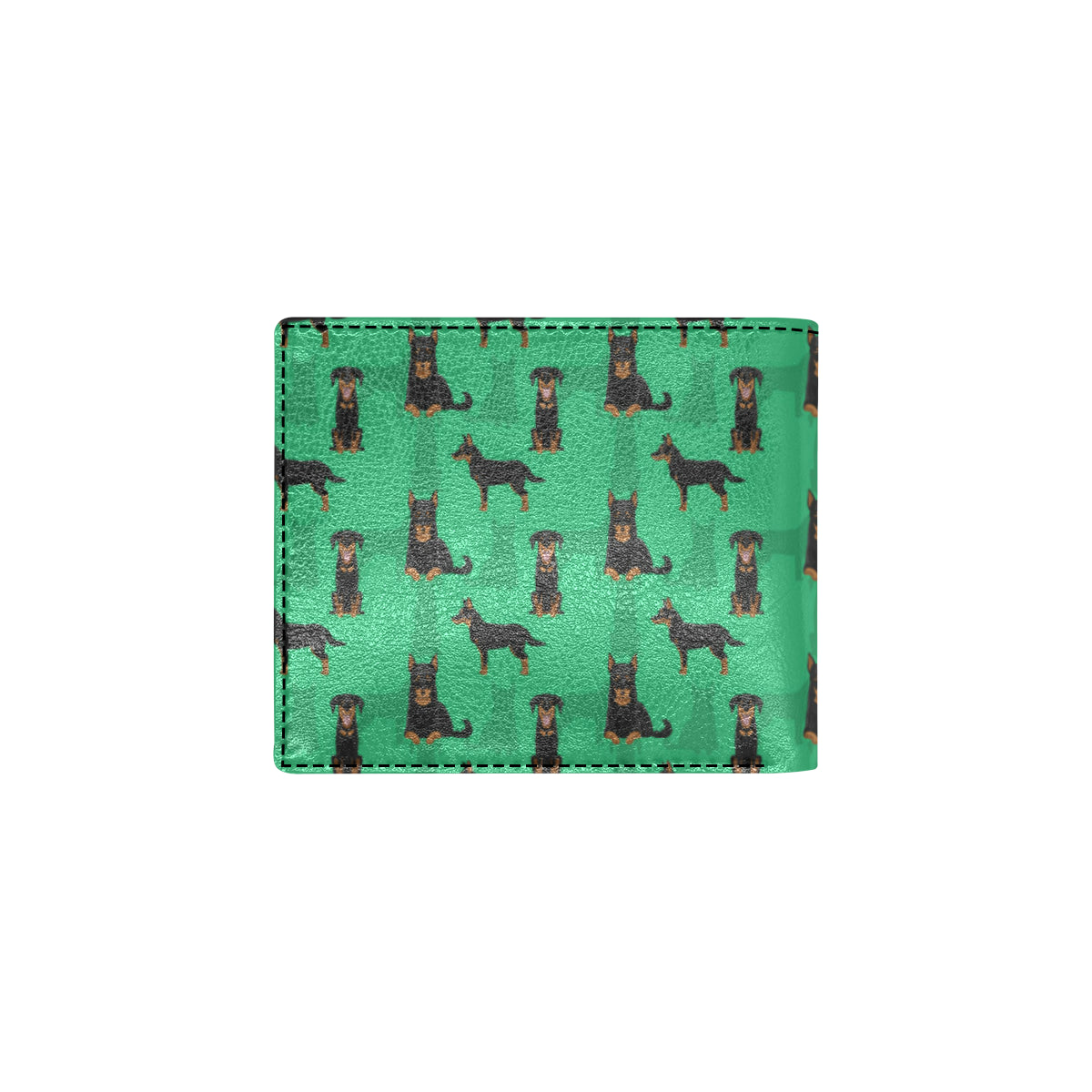 Beauceron Pattern Print Design 01 Men's ID Card Wallet