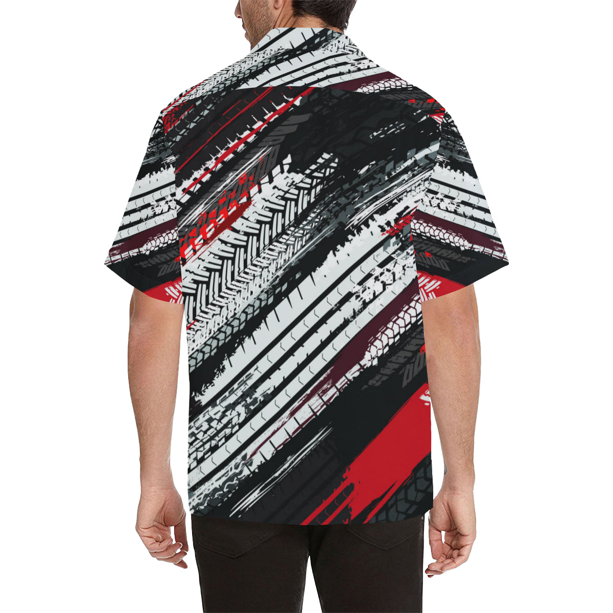 Racing Pattern Print Design A03 Men's Hawaiian Shirt
