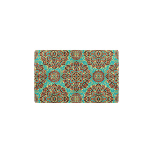 Medallion Pattern Print Design 02 Kitchen Mat