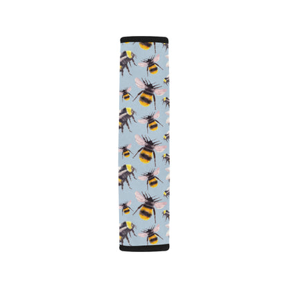 Bee Pattern Print Design BEE08 Car Seat Belt Cover
