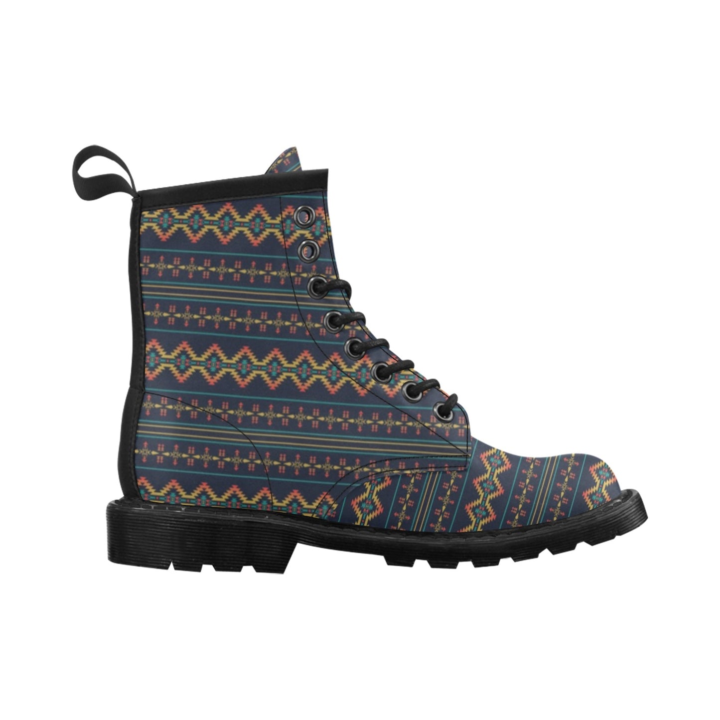 Southwest American Design Themed Print Women's Boots