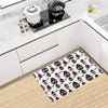 Alien Pattern Print Design 06 Kitchen Mat