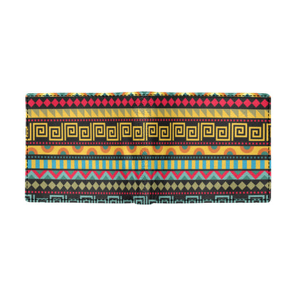 African Pattern Print Design 03 Men's ID Card Wallet