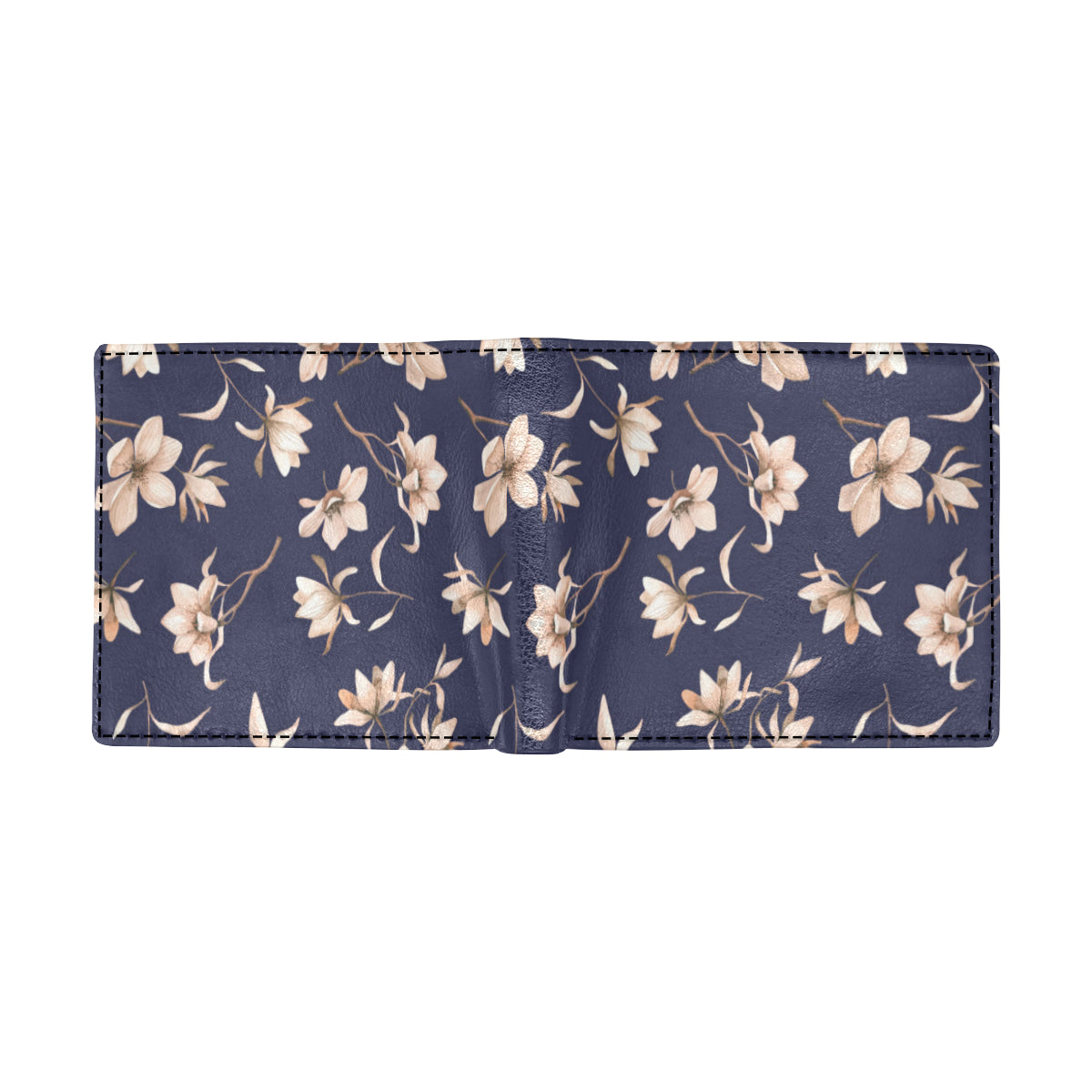 Beautiful Floral Pattern Men's ID Card Wallet