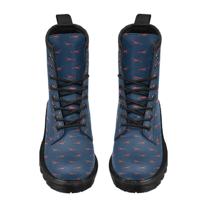 Shrimp Print Design LKS305 Women's Boots