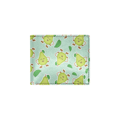 Avocado Pattern Print Design AC011 Men's ID Card Wallet