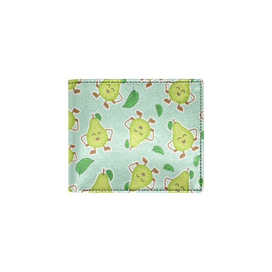 Avocado Pattern Print Design AC011 Men's ID Card Wallet