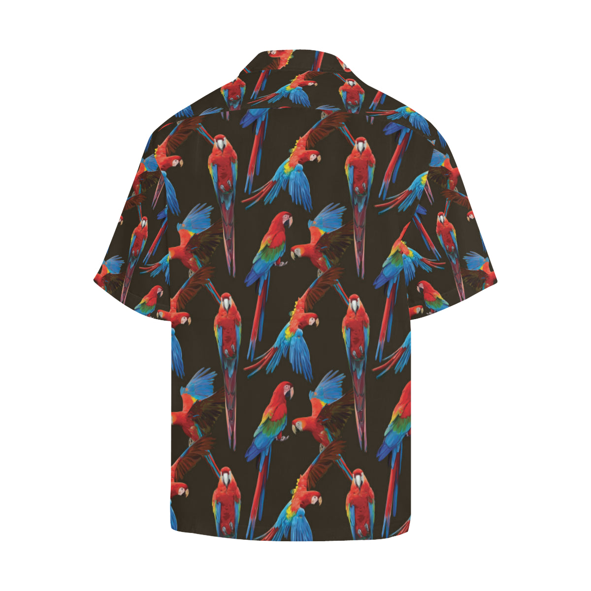 Macaw Pattern Print Design 04 Men's Hawaiian Shirt