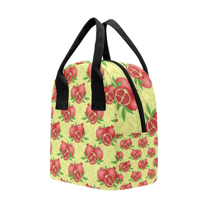 Pomegranate Pattern Print Design PG07 Insulated Lunch Bag
