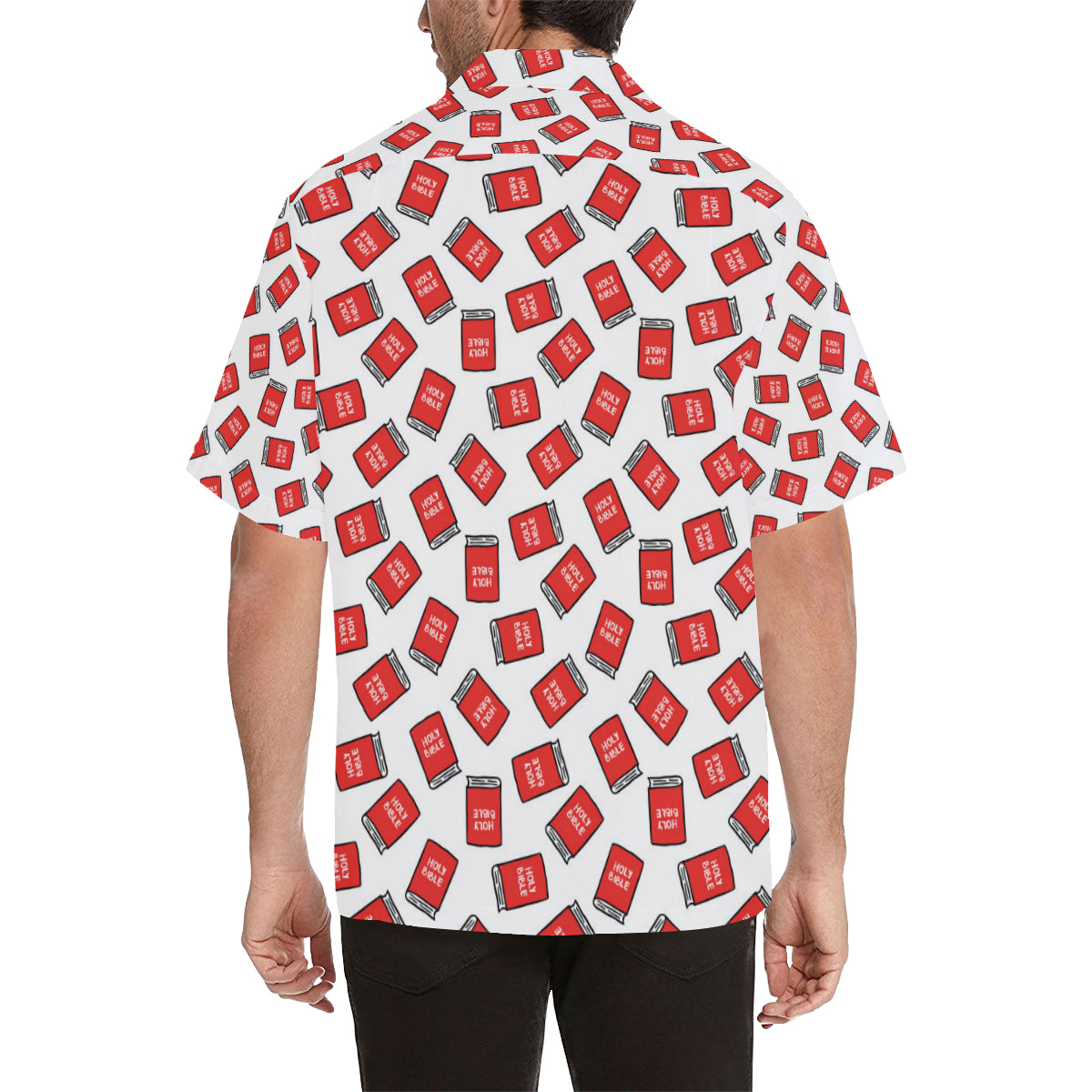Bible Pattern Print Design 03 Men's Hawaiian Shirt
