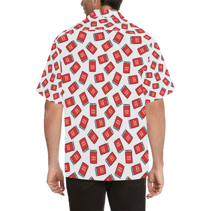 Bible Pattern Print Design 03 Men's Hawaiian Shirt