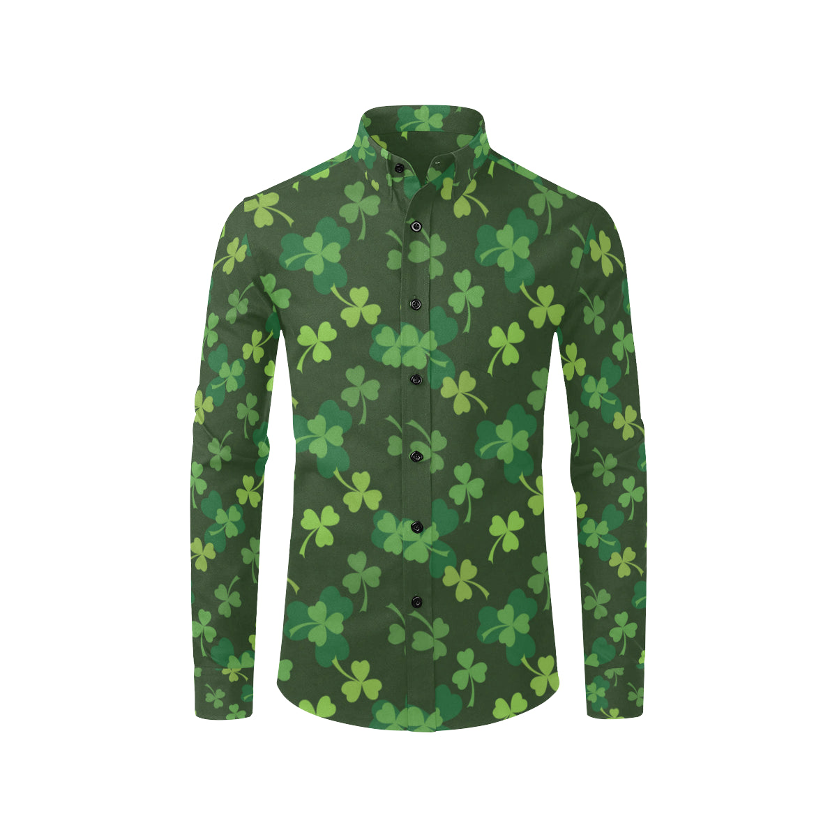 Irish Pattern Print Design 03 Men's Long Sleeve Shirt